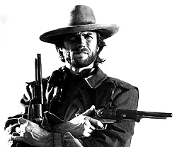 Clint Eastwood as the Outlaw Josey Wales