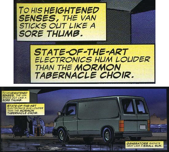 Daredevil mentions the Mormon Tabernacle Choir
