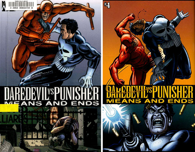 Cover of Daredevil Vs. Punisher: Means and Ends